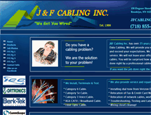 Tablet Screenshot of jfcablinginc.com